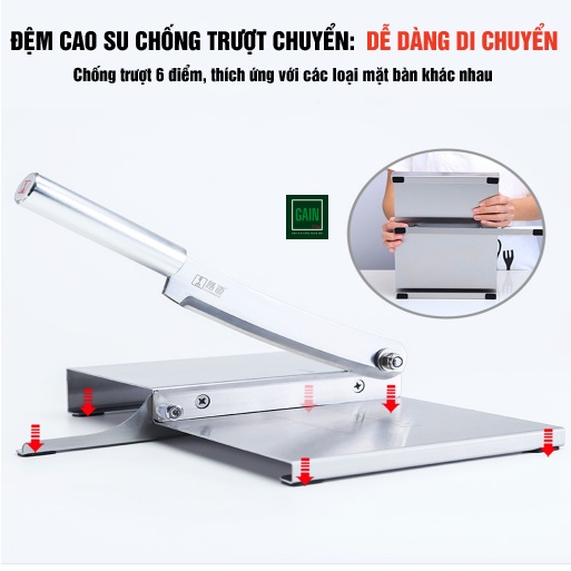 Máy Thái thịt, Máy Thái Thịt Đông Lạnh, Dao Chặt Gà, Dao Thái Đa Năng, KD0142, Inox 430, Đổi Lỗi 3 Năm