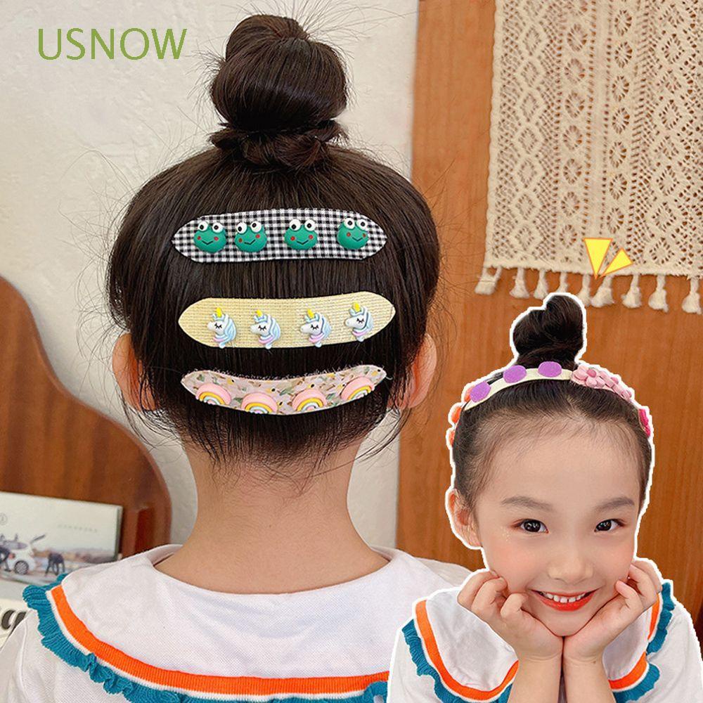 Băng Đô Cài Tóc Vải In Họa Tiết Hoa/ Động Vật/ Hoa Nhỏ Dễ Thương Có Thể Gấp Gọn Tiện Dụng