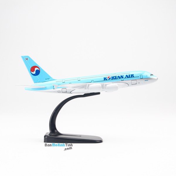 Mô hình máy bay Korean Air Airbus A380 20cm Everfly