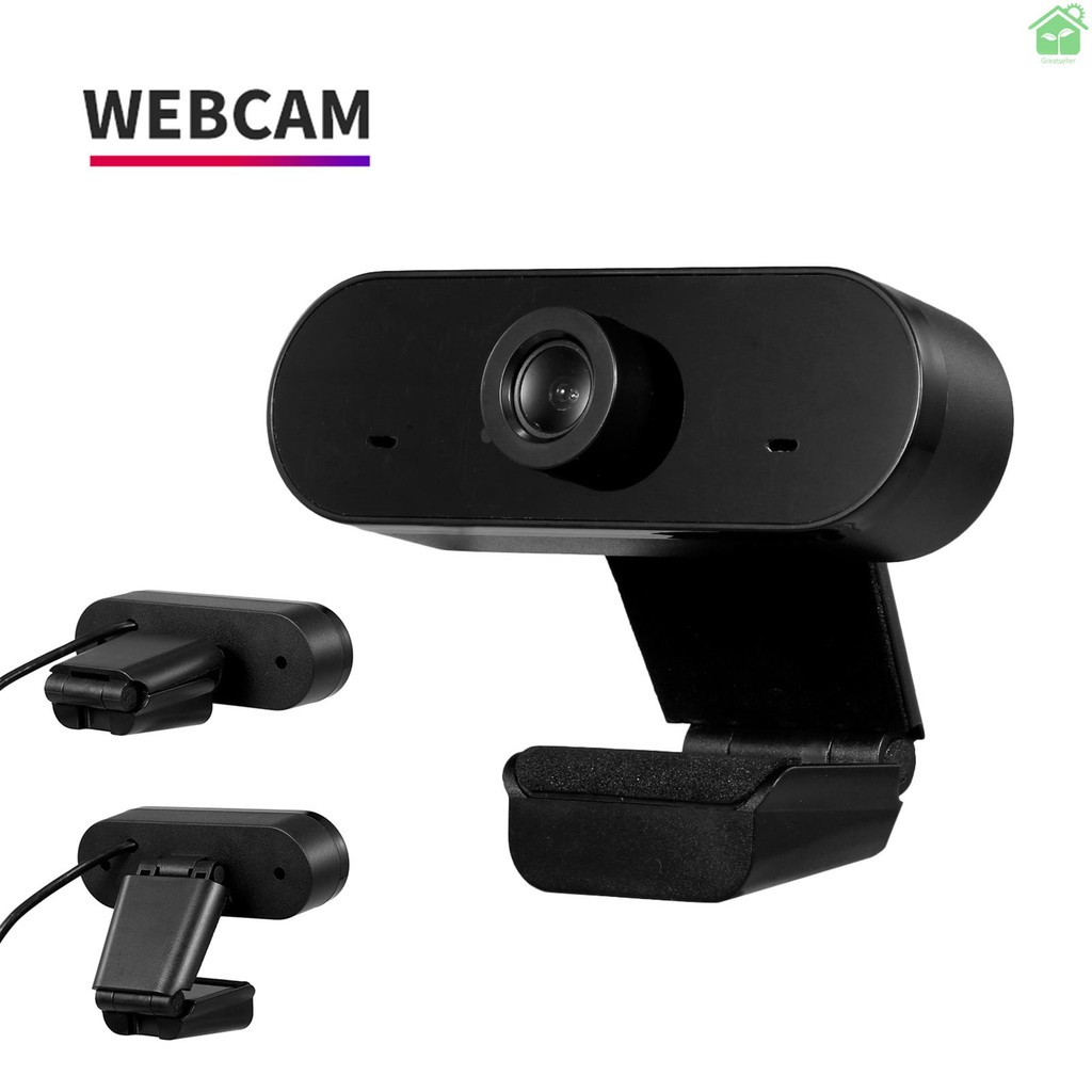 Toàn Bộ Webcam Usb Mini Hd 1080p Tích Hợp Micro Linh Hoạt Cho Laptop / Máy Tính Để Bàn