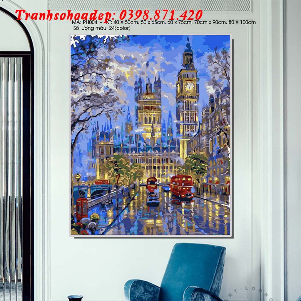 Tranh Sơn Dầu Số Hóa Chủ Đề Đường Phố T Art Gần Gũi Với Cuộc Sống Thường Ngày, Hàng Có Sẵn | BigBuy360 - bigbuy360.vn