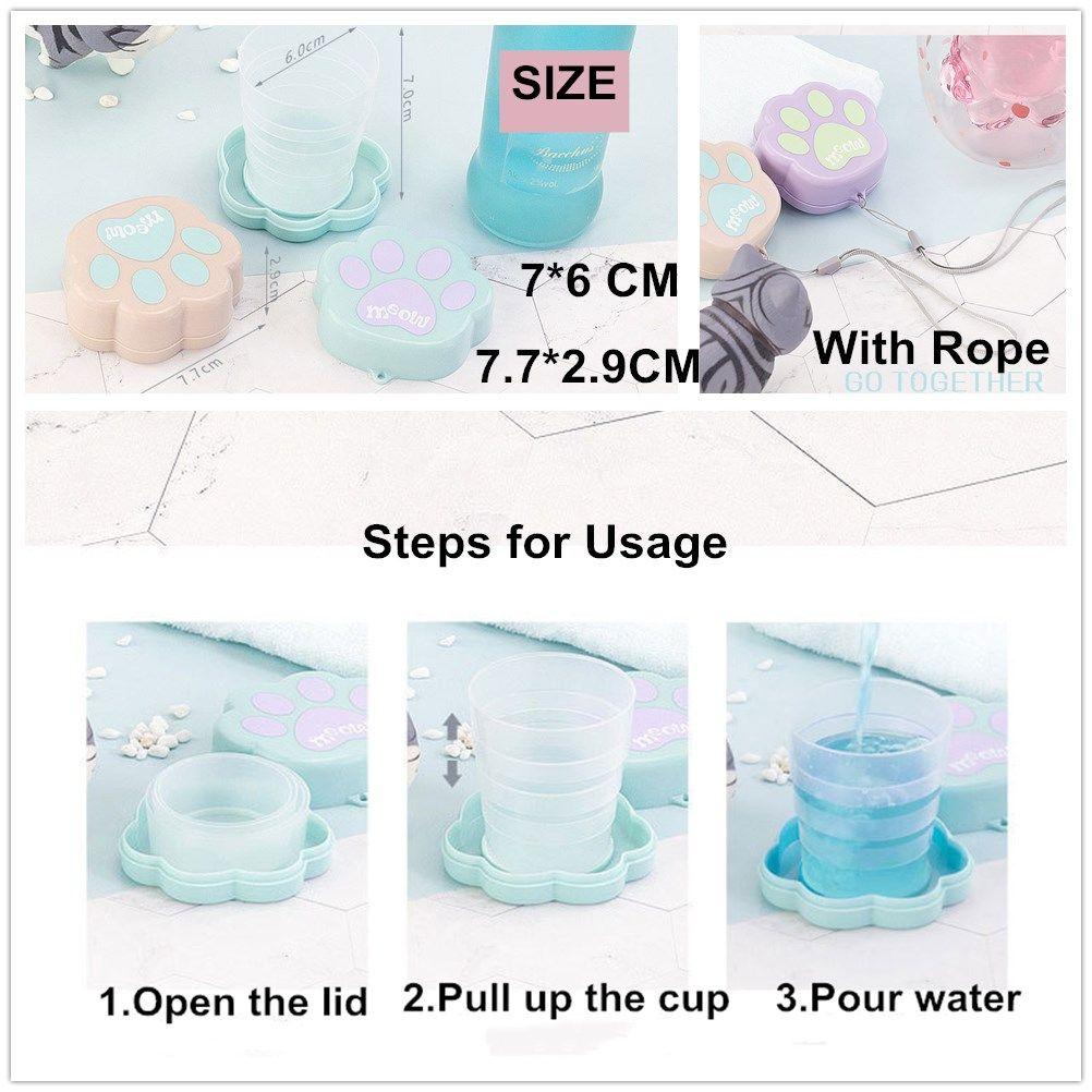 Bình Nước Thể Thao Hình Chân Mèo Sáng Tạo Tiện Dụng Mang Đi Du Lịch