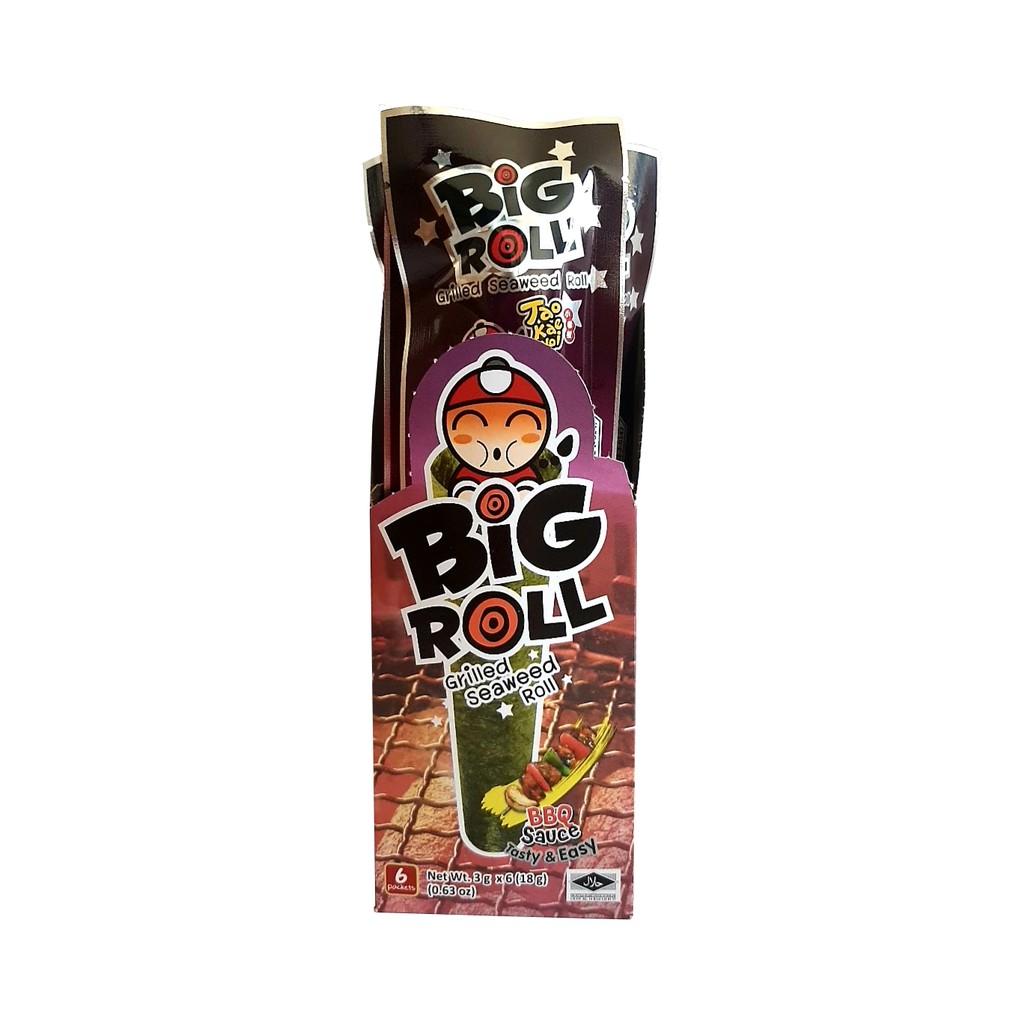 [HOT] Bigroll Snack rong biển nướng giòn các vị Big roll Taokaenoi