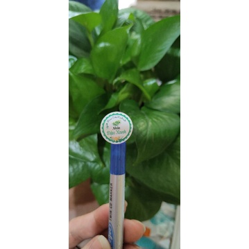 Tem dán nhân đậu xanh trung thu xinh xắn