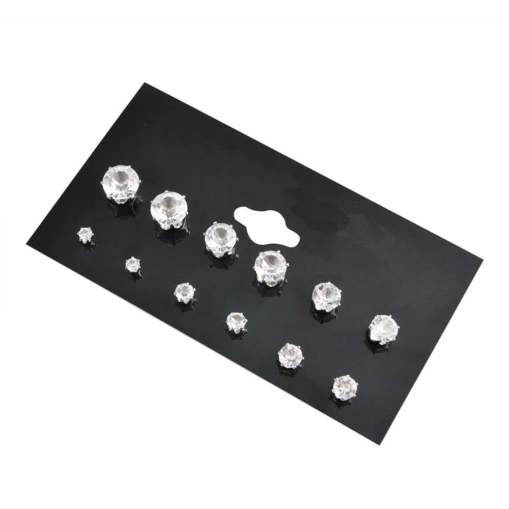 Set 6 Đôi Bông Tai Hình Tròn Cho Nữ