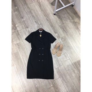 Váy đầm cổ vest