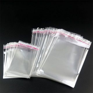(Có sẵn) 100g Túi dán mép OPP size to đựng quần áo/ văn phòng phẩm (đủ size)