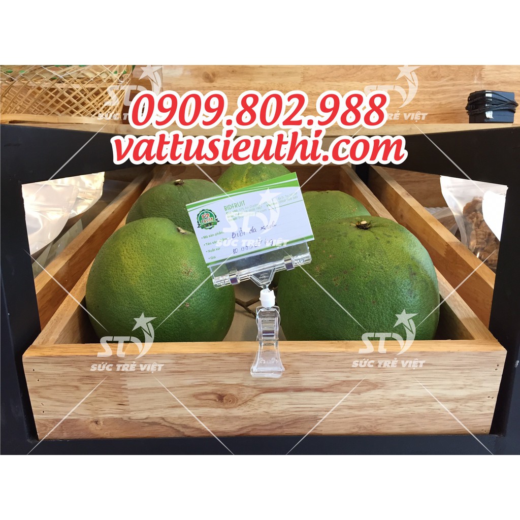 Combo 10 Kẹp mica, Kẹp sale, Kẹp mica quảng cáo, Kẹp bảng giá