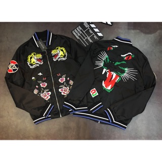 Áo khoác nam bomber GC hổ thêu