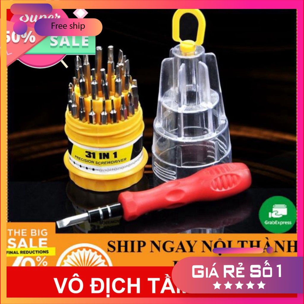 Bộ Tua Vít Đa Năng 31 Món Chuyên Dụng Tô Vít 2 Cạnh Tô Vít 4 Cạnh - NTHN  giảm giá 50% mua ngay [COD.TOÀN QUỐC]