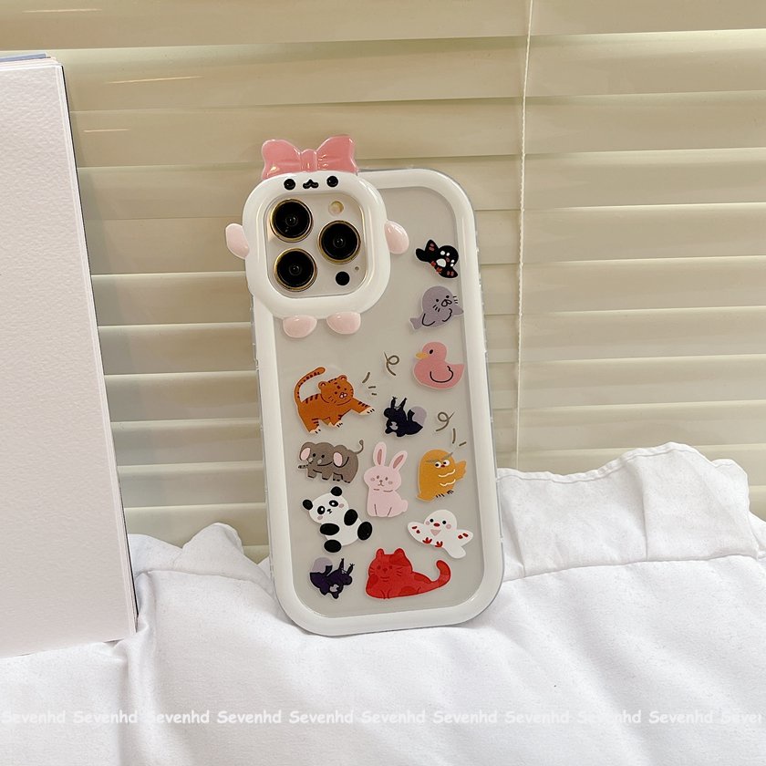 Ốp Điện Thoại Dẻo Họa Tiết Hoạt Hình Quái Vật Dễ Thương Cho iPhone 14 13 12 11 Pro Max Xs Max Xr X 7 8 6 6s Plus