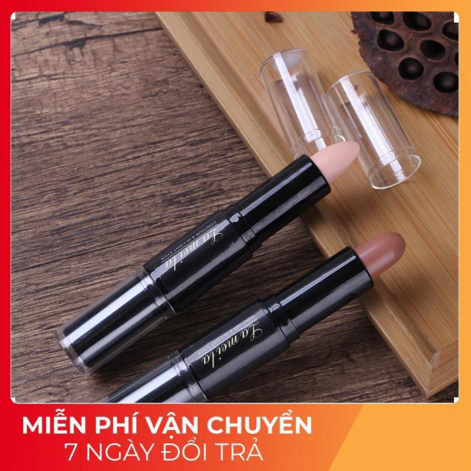 [FREESHIP] Bút Tạo Khối Và Che Khuyết Điểm Lameila Contour &amp; Hi-Light Stick