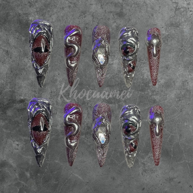 NAILBOX MẮT MÈO TRÁNG GƯƠNG - KHOCUAMEI