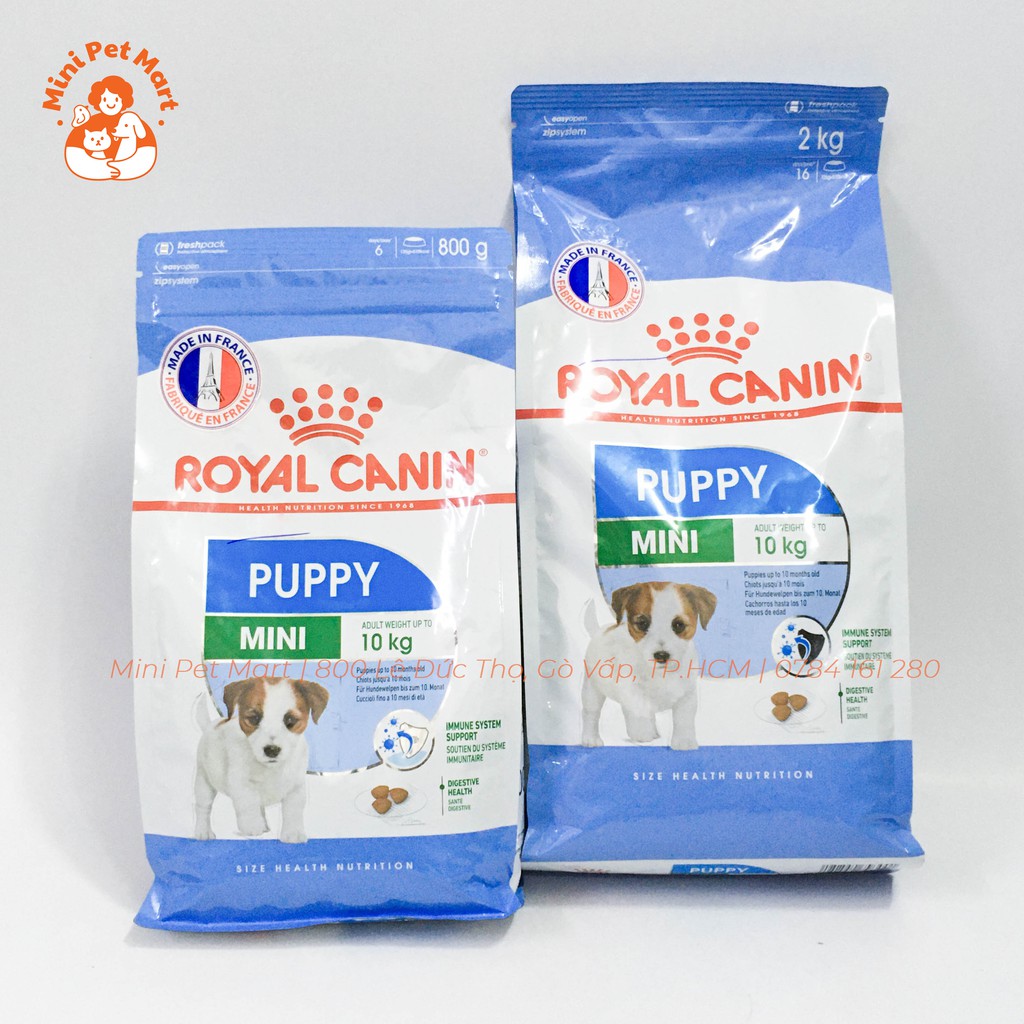 [2kg] Thức ăn hạt cho chó con giống nhỏ ROYAL CANIN MINI