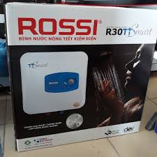 Bình nóng lạnh 20 lít vuông trực tiếp Rossi Smart