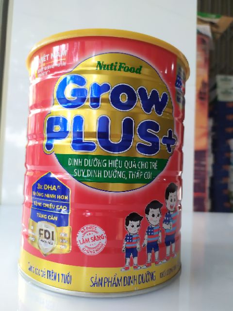 Sữa Nutifood Grow Plus+ đỏ 1,5kg