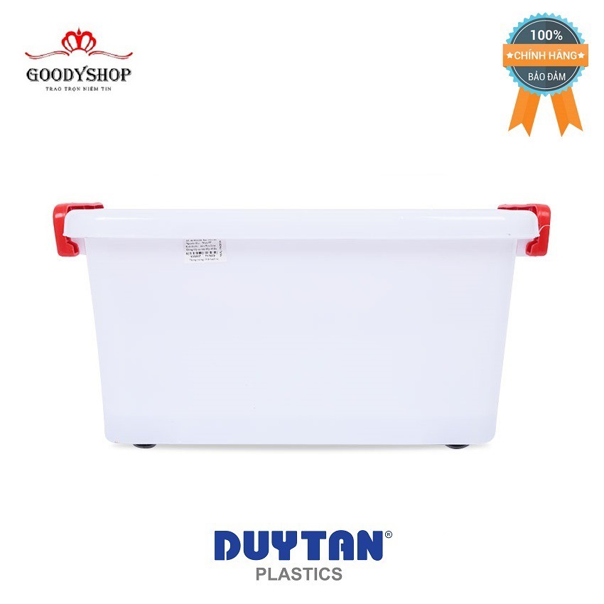 Thùng Nhựa Duy Tân Có Bánh Xe 15L (44 x 31 x 21 cm) No.74