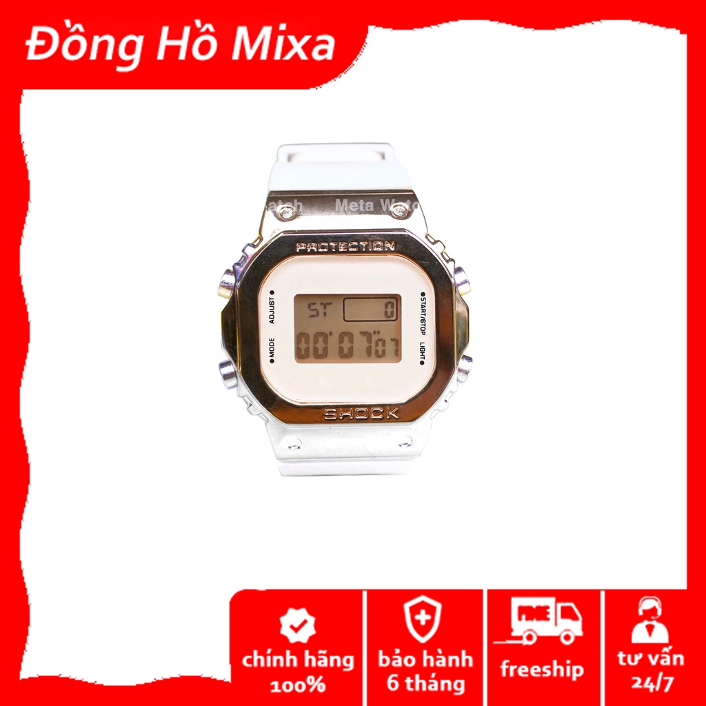 Đồng Hồ Nam Nữ 5600 Chống Nước, Viền Thép Không Gỉ 45mm 3 Màu A01 – Mixa Shop