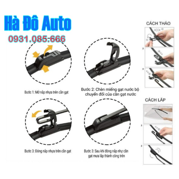 Bộ Chổi Gạt Mưa Theo Xe Kia Sorento 2014 2015 2016 2017 2018 Gạt Mềm Boss - Chổi Gạt Mưa Sorento 2014/2018