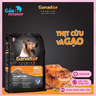 Thức ăn hạt Ganador cho mọi giống chó túi 400g