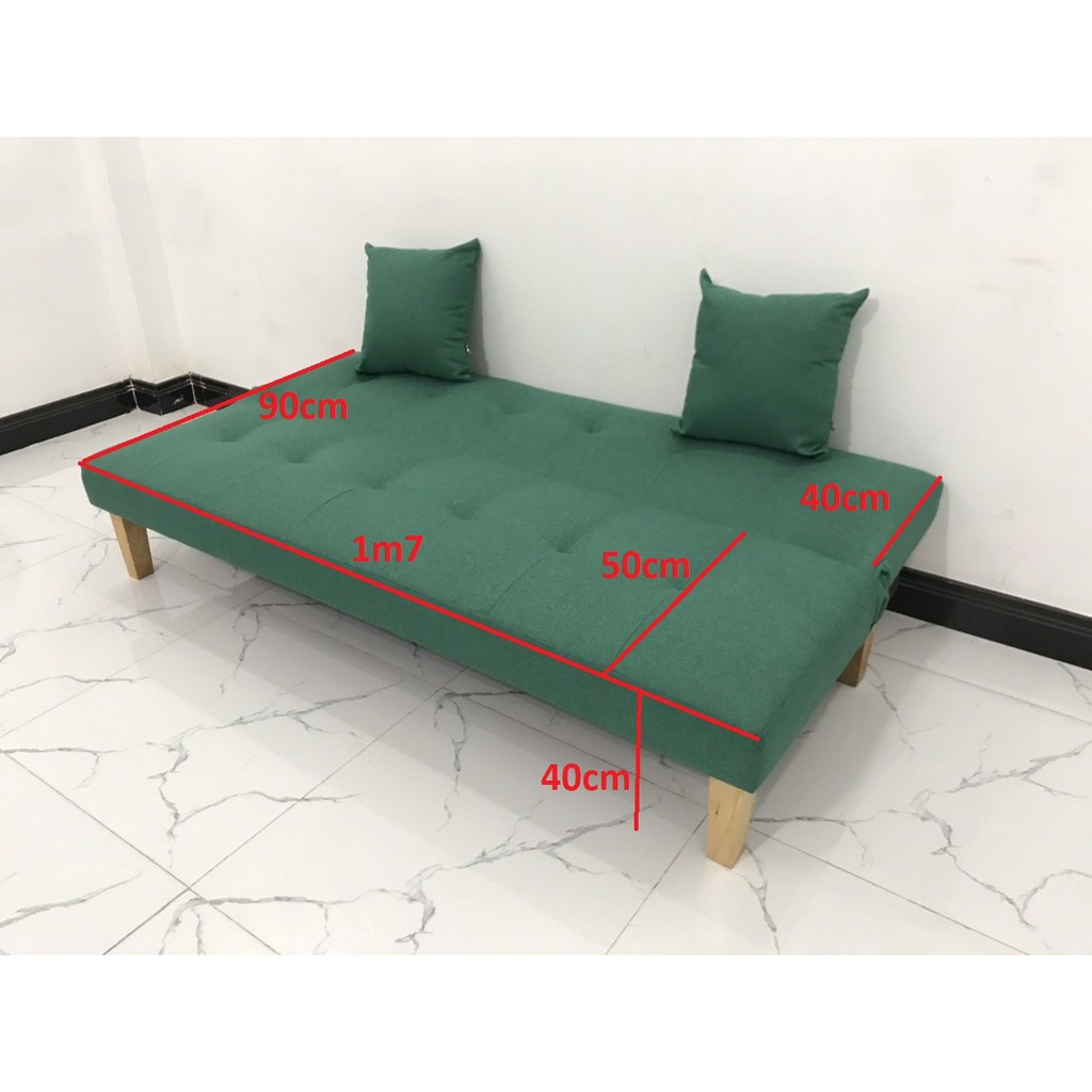 Ghế dài salong, so pha bed giường nằm mini 1m7 nhỏ gọn giá rẻ đẹp Nội thất phòng khách Sofa Linco HCM Tphcm