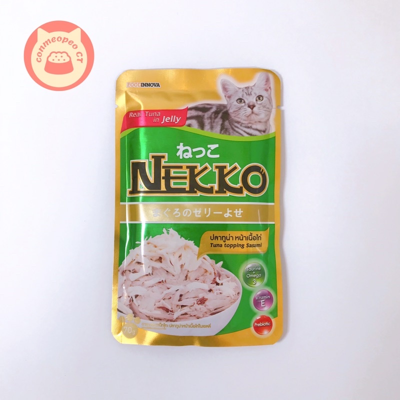 THỨC ĂN PATE CHO MÈO NEKKO JELLY | 70G | THÁI LAN