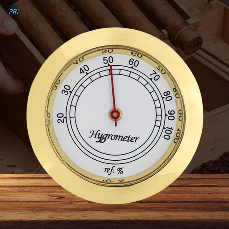 PRI* 43MM High Precision Industrial Cigar Box Cellar Mechanical Portable Hygrometer