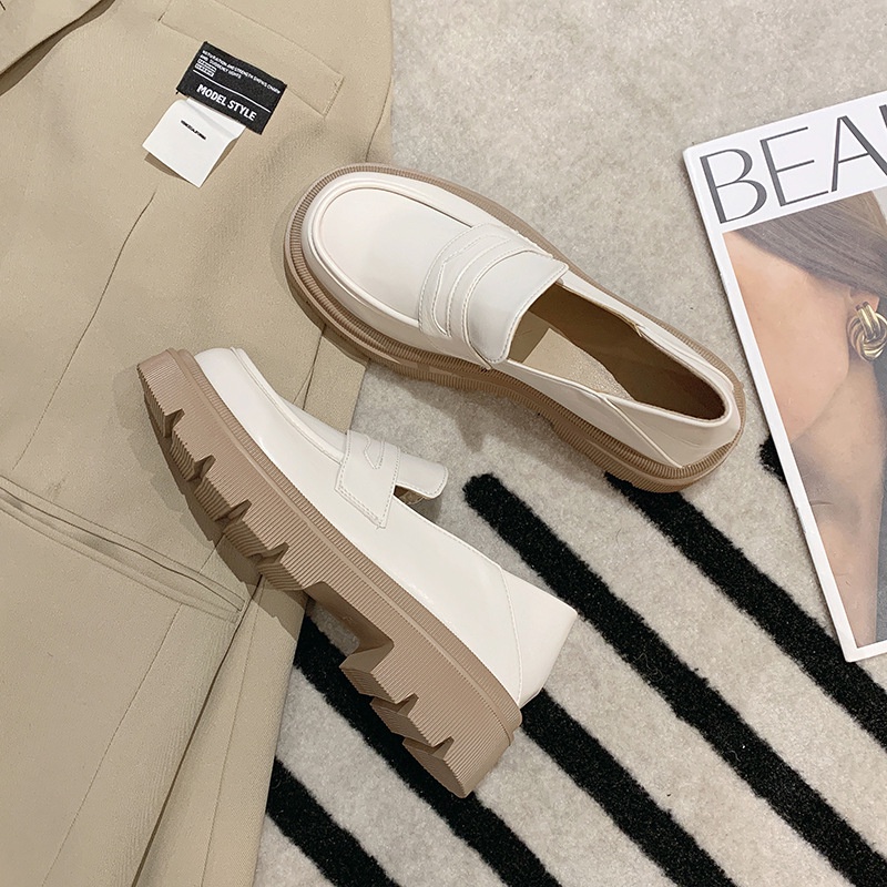 Giày lười IELGY đế xuồng thiết kế đơn giản thời trang cho nữ