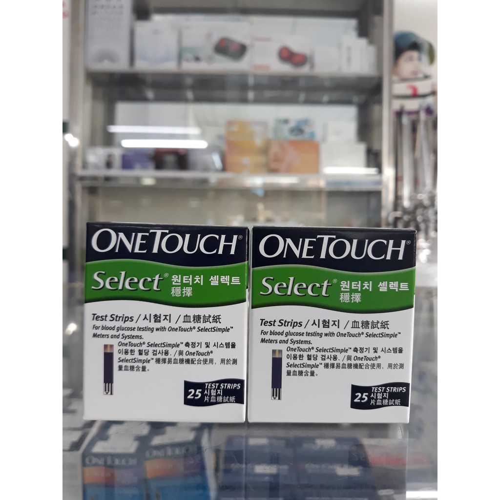 [CHÍNH HÃNG] Que thử đường huyết Onetouch Select Simple.