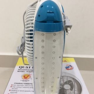 Quạt và Đèn Sạc HJD -FL 101 LED ( cam kết 100% hàng chính hãng )