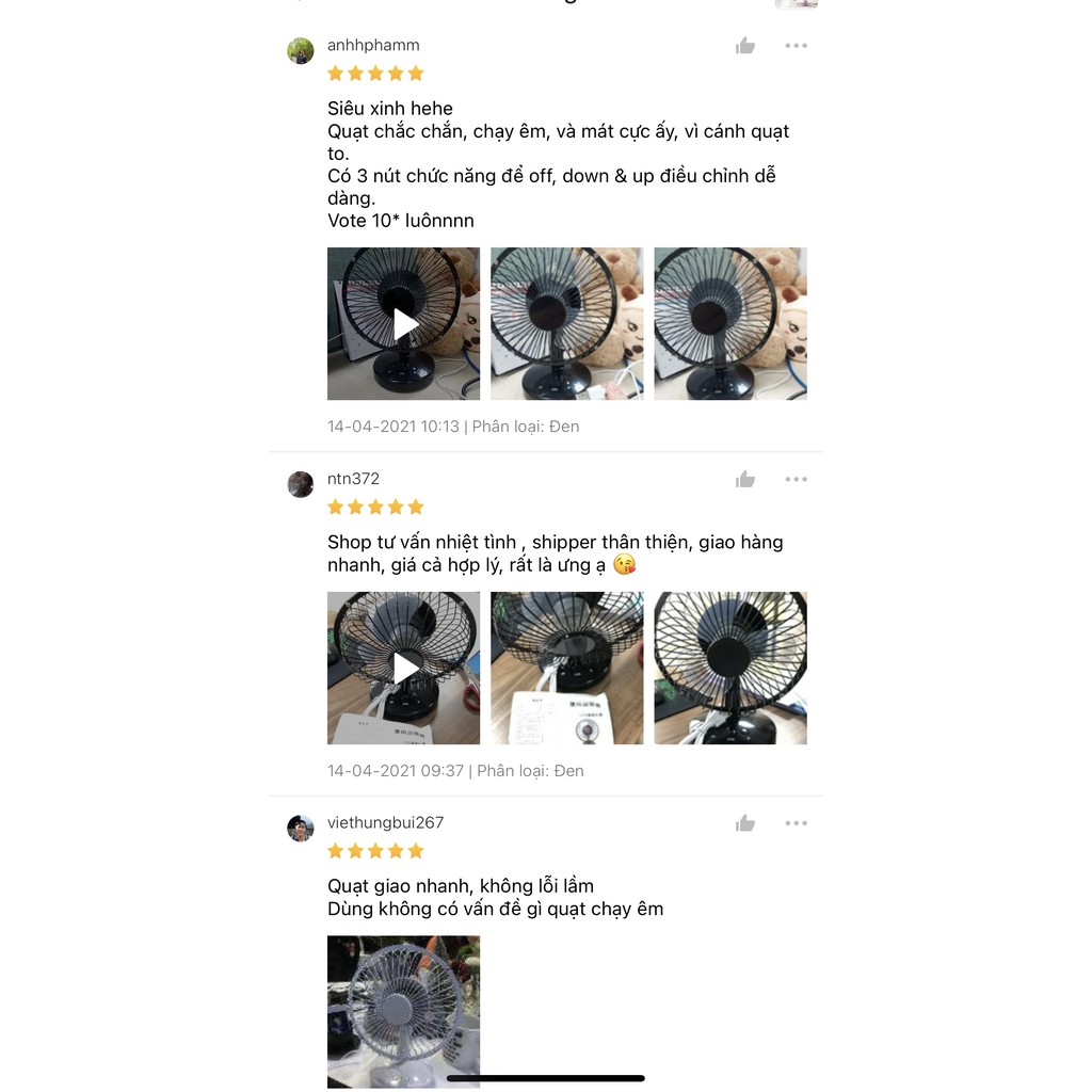 Quạt mini để bàn, đường kính lồng quạt 18cm, sạc dây cổng usb, pin chạy liên tục 2h, bảo hành 6 tháng, có 2 tốc độ gió | BigBuy360 - bigbuy360.vn