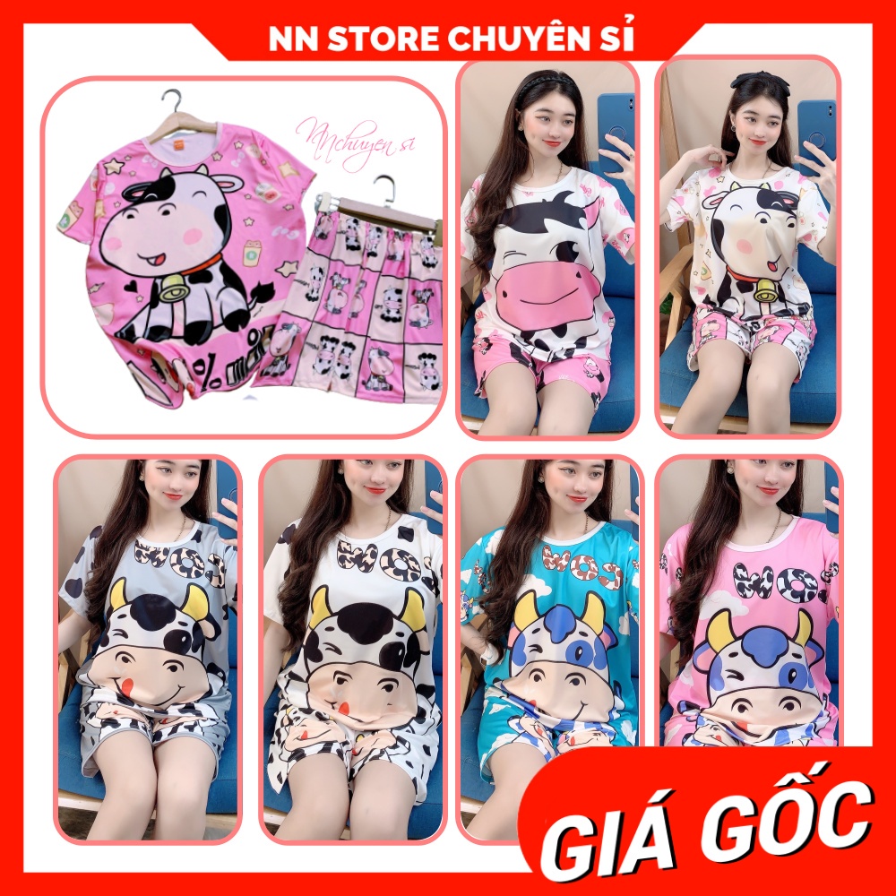 Đồ bộ bò sữa bé gái bé trai 7kg đến 70kg vải thun mềm mịn mát 🛑 Đồ bộ cho mẹ và bé size DBRBD FULL SIZE