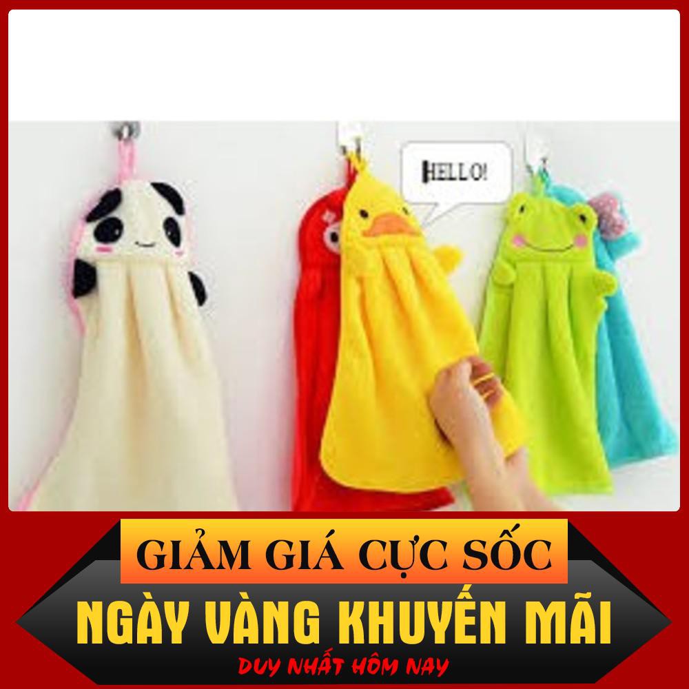 KHĂN BÔNG LAU TAY HÌNH THÚ