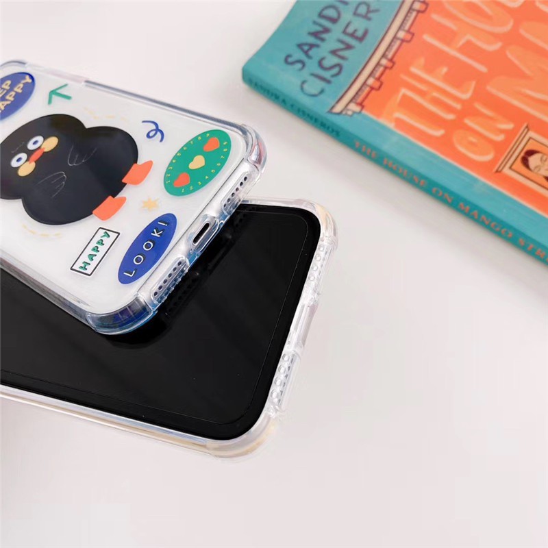 𝐂𝐨́ 𝐬𝐚̆̃𝐧 𝐜𝐡𝐨 𝐢𝐏𝐡𝐨𝐧𝐞 𝟏𝟐  Ốp lưng cho iphone - Ốp hình vịt đen vàng cho ip7p đến 12promax