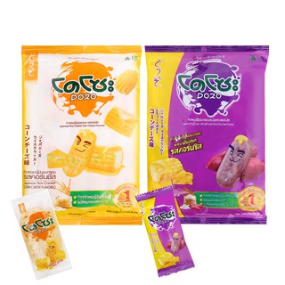 Combo 2 bánh gạo vị phô mai Bắp và Khoai Lang Dozo gói 56g x 2 gói - Đồ ăn vặt Thái ngon bổ rẻ