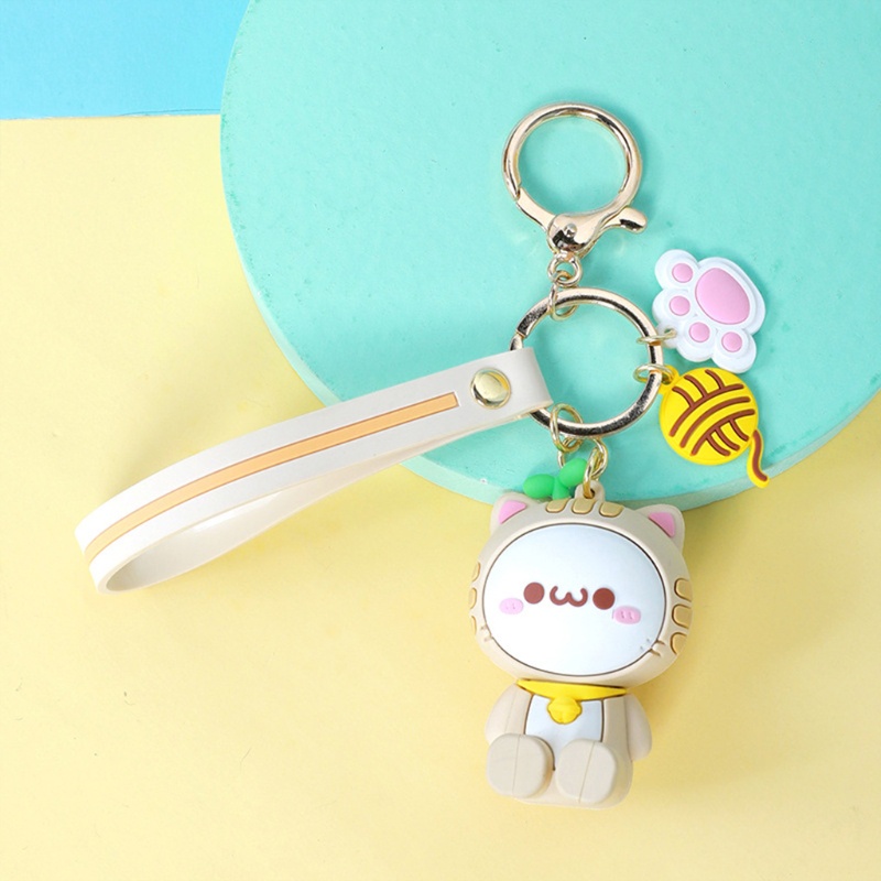Zzz Móc Treo Chìa Khóa Bằng Silicon Họa Tiết Hoạt Hình Màu Xanh Lá / Xám / Kaki / Hồng / Vàng Siêu Bền Nhỏ Gọn