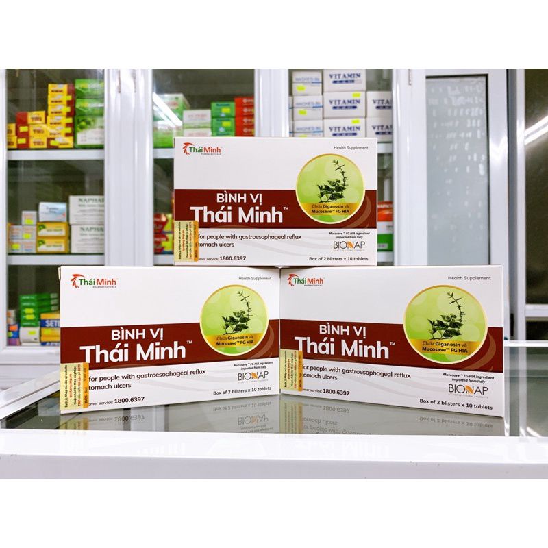 Bình vị Thái Minh hộp 20 viên