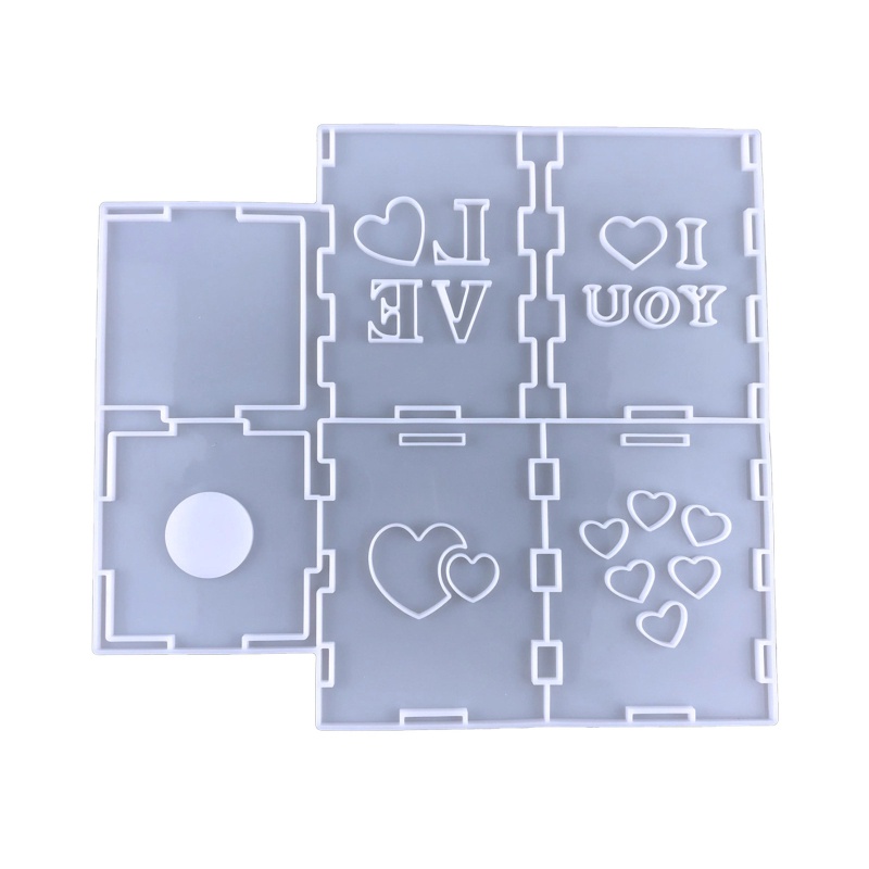 Sa Khuôn Silicon Làm Đèn Ngủ Hình Vuông Diy Trang Trí Đa Ứng Dụng