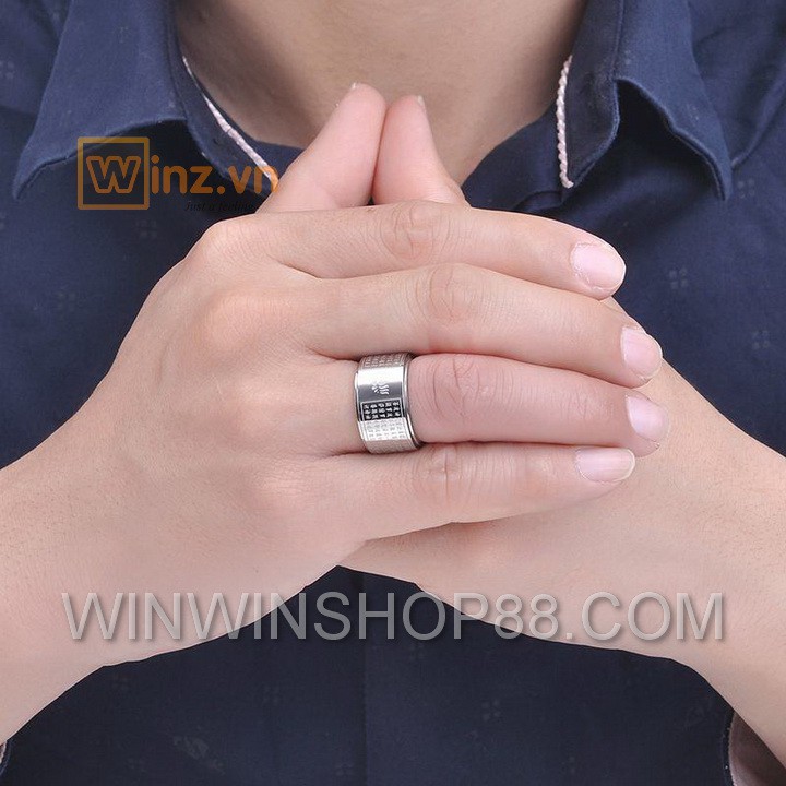 💍 Nhẫn xoay thần chú bát nhã tâm kinh N322 💍 MUASAMHOT1208