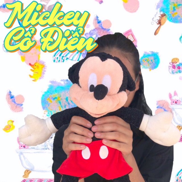 Gấu Bông Hoạt Hình Cao Cấp Chuột Mickey(Giao nhanh nhất/FREESHIP)