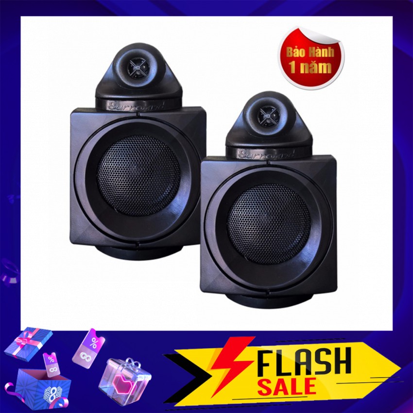 Loa Tép hỗ trợ tăng tiếng Treble và Mid cho dàn gia đình và loa vi tính Thumper AT-3040 cực hay