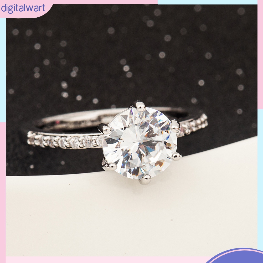 Nhẫn Hợp Kim Đính Đá Kiểu Dáng Thời Trang Cho Nữ