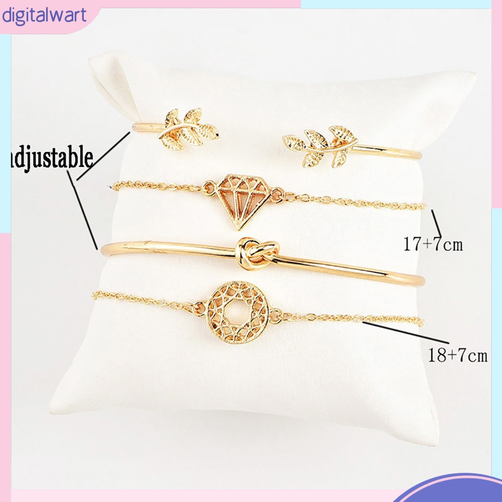 Bộ 4 Vòng Đeo Tay Nữ Phong Cách Vintage Xinh Xắn