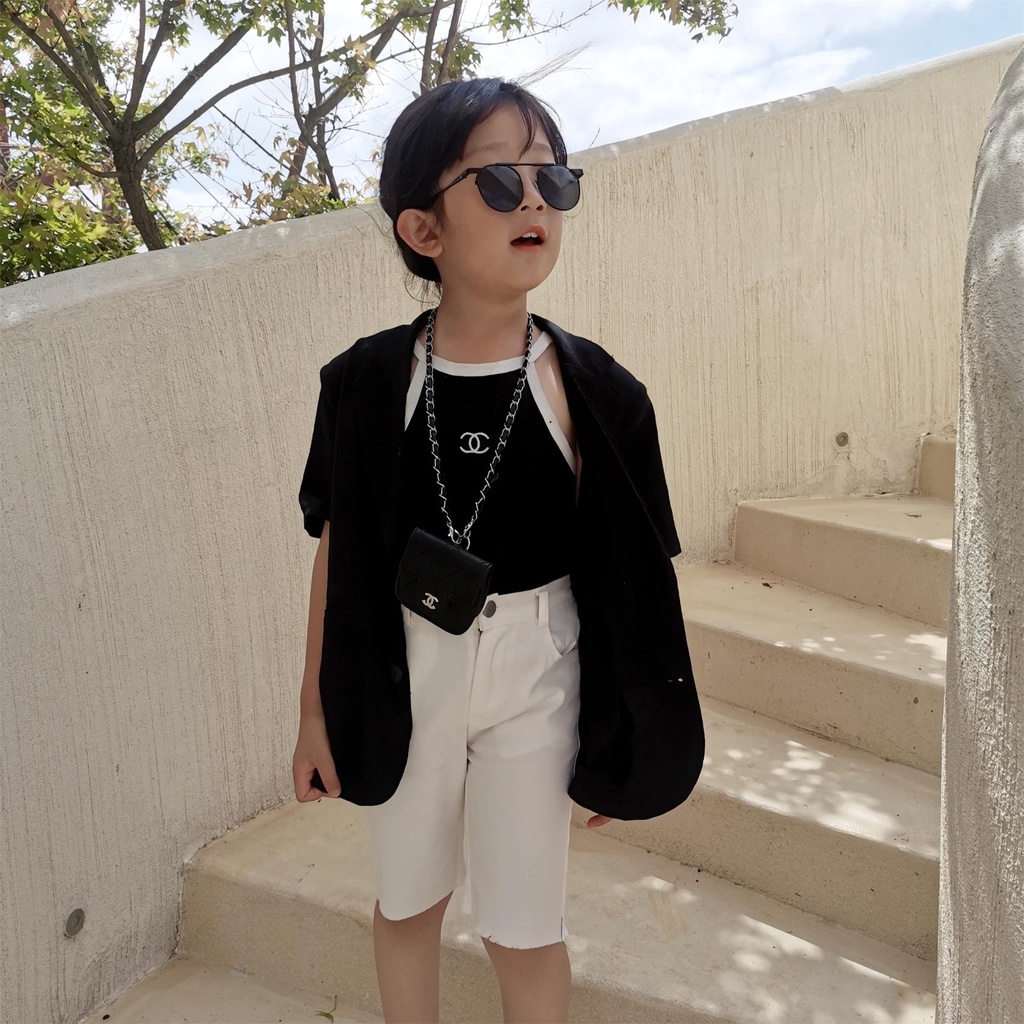 Áo Tank Top Sát Nách Thời Trang Mùa Hè Cho Bé Gái 1-6 Tuổi