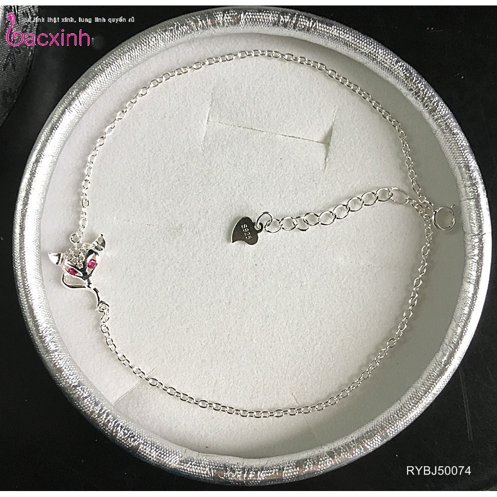 Lắc chân bạc Ý 925 Bạc xinh Huệ Ngân - Hồ ly quyến rũ RYBJ50074 | BigBuy360 - bigbuy360.vn