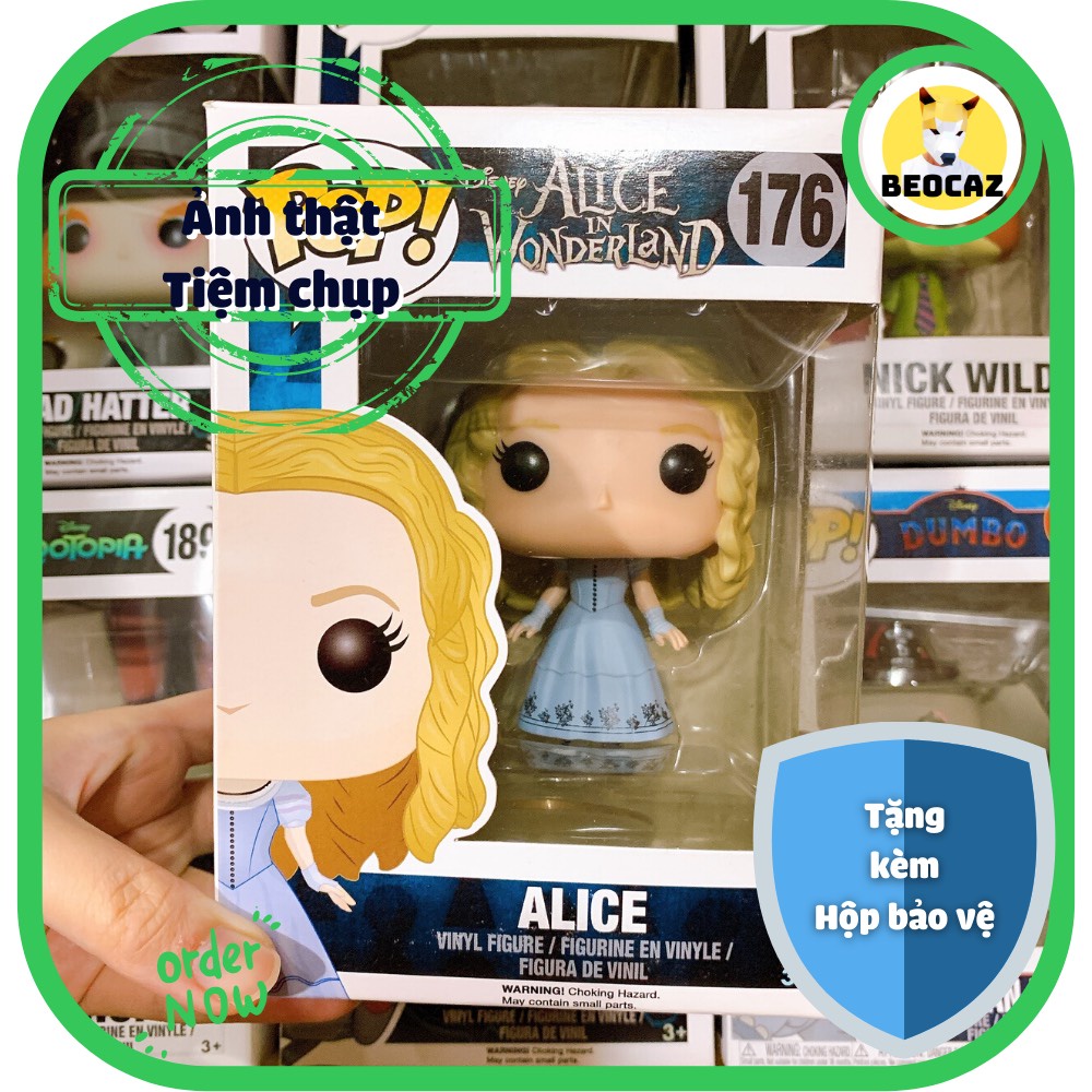 [Hỏa Tốc] [Tặng Hộp Bảo Vệ] [Chính hãng] Mô hình Funko Pop Alice ở xứ sở thần tiên Alice in Wonderland No.176 của Disney