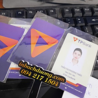 THẺ NHỰA - THẺ VIP - THẺ ƯU ĐÃI- THẺ GIỮ XE Nhận thiết kế theo yêu cầu  IN BẠCH DƯƠNG