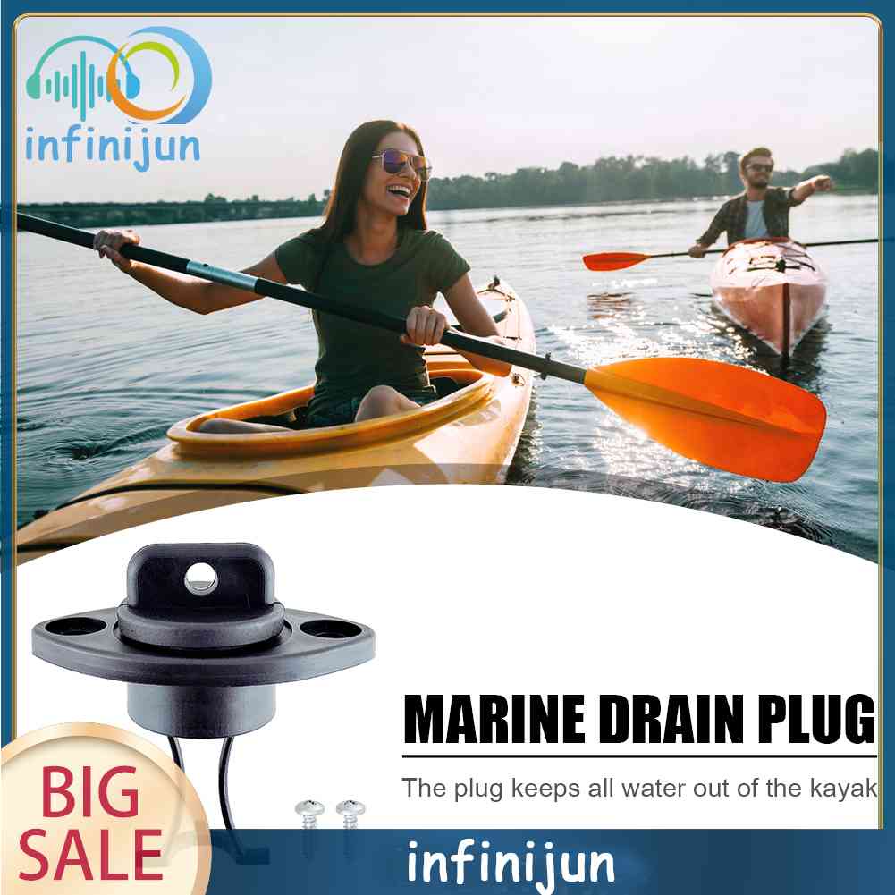 Nút Chặn Lỗ Thoát Nước Hình Oval Bằng Thép Không Gỉ Cho Thuyền Kayak