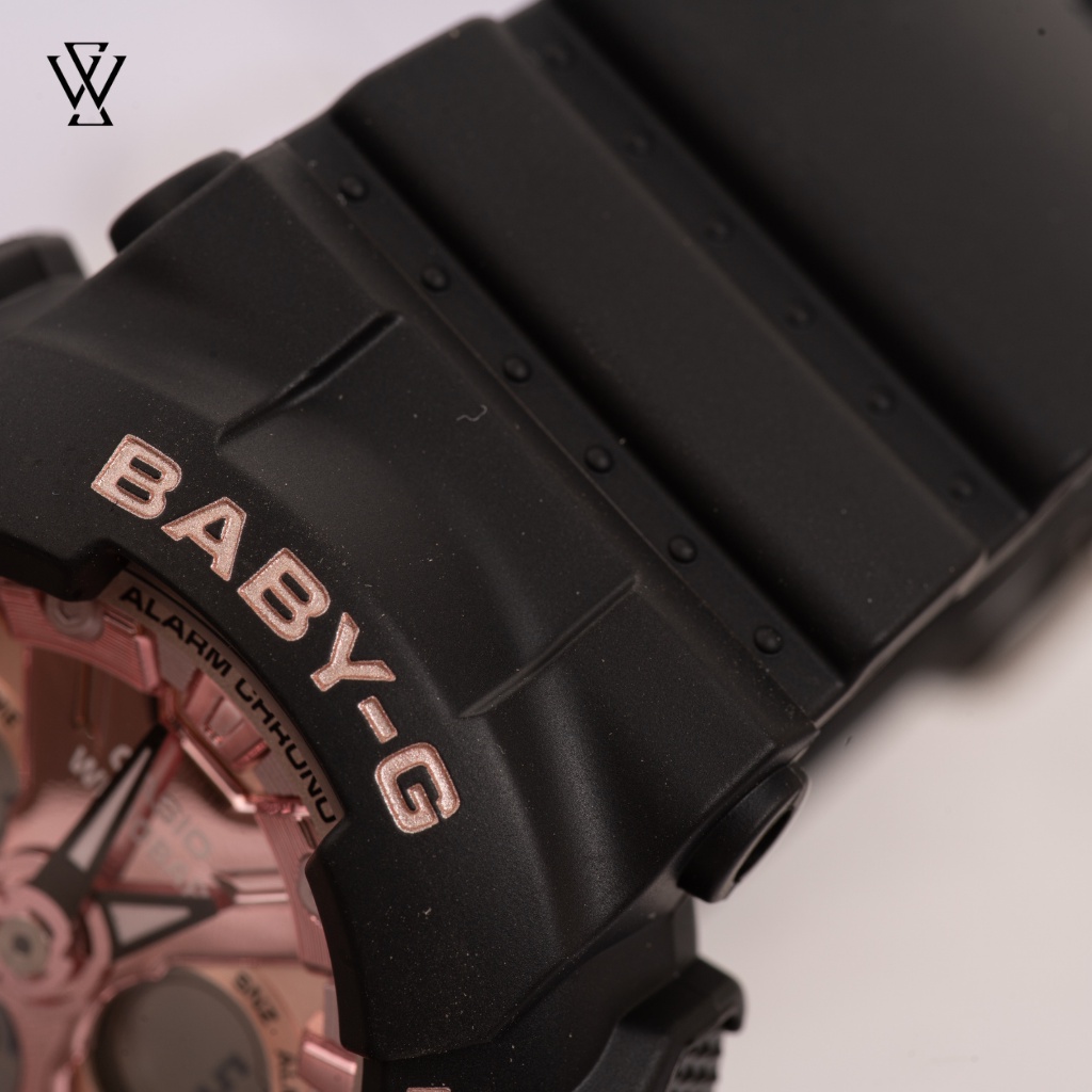 Đồng Hồ Điện Tử Nữ Casio Baby-G WATCHSTORE BA-130-1A4DR Thiết Kế Mặt Kính Khoáng 43mm, Dây Nhựa, Vỏ Carbon Chắc Chắn