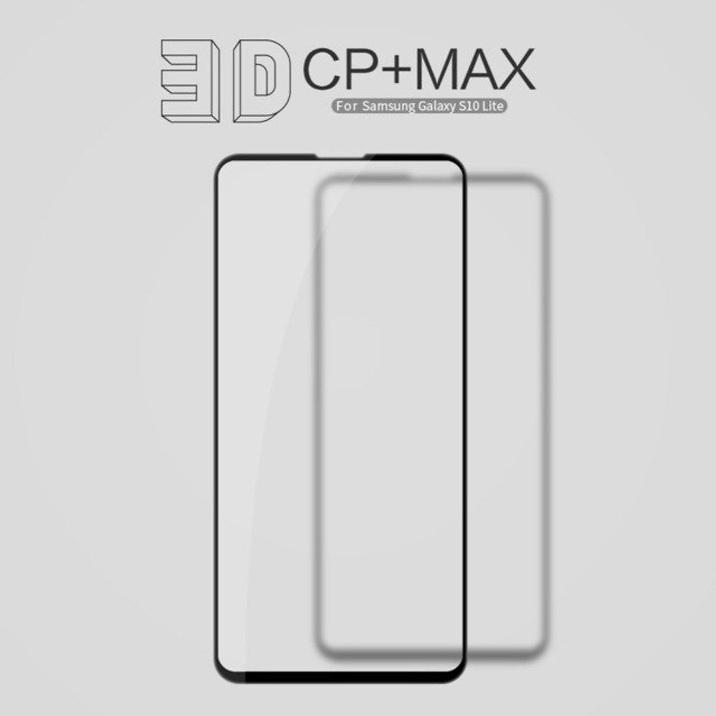Miếng dán cường lực 3D full màn hình cho Samsung Galaxy S10 / S10 Plus / S10e hiệu Nillkin CP+ Max - Hàng chính hãng